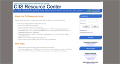 Desktop Screenshot of ciisresources.com